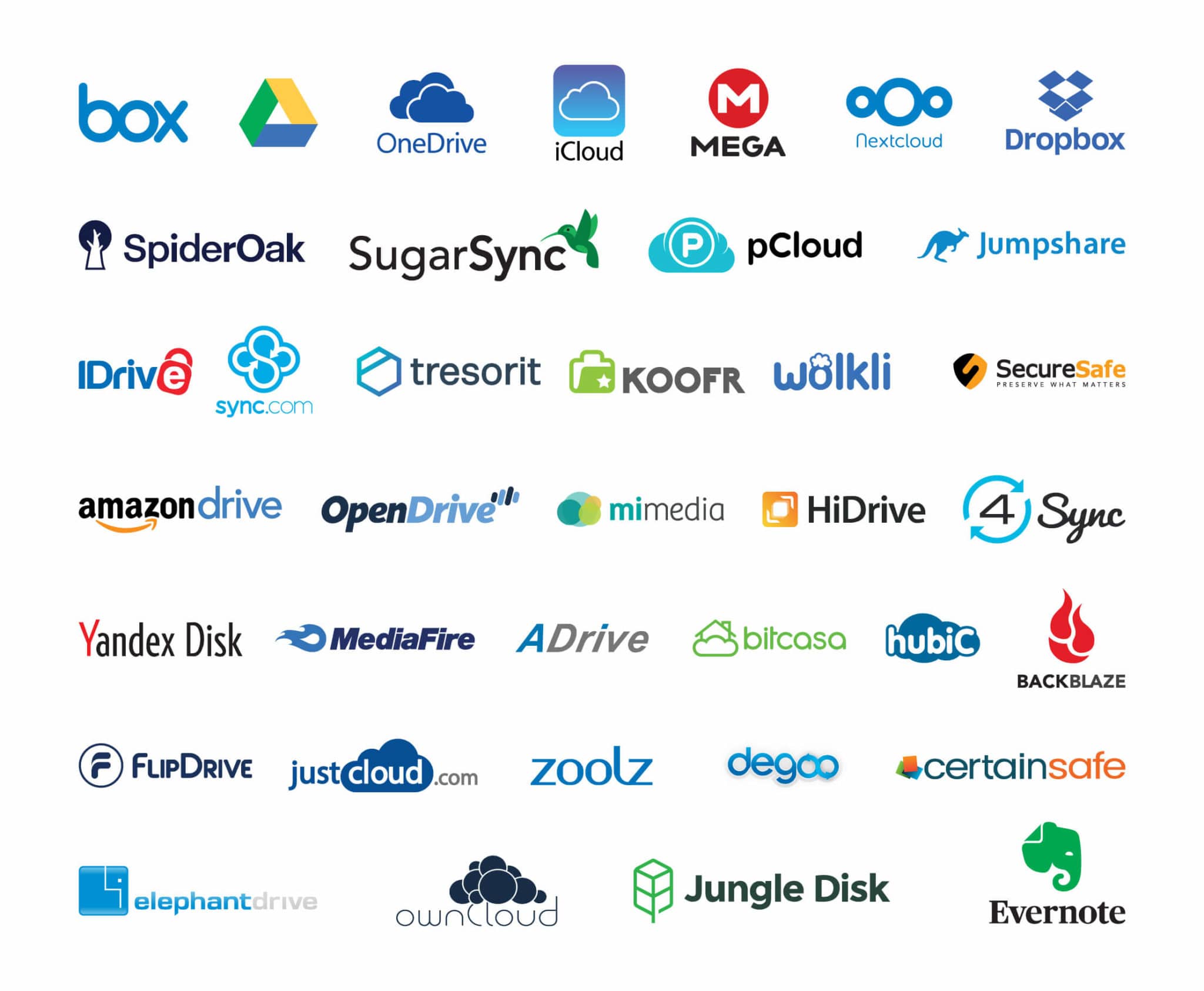 Cloud-Storage-Vector-Logo-Collection